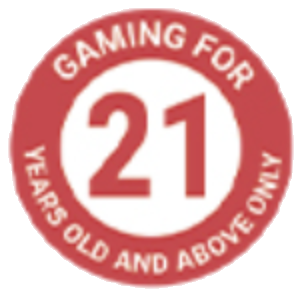 Gaming for 21 years old and above only